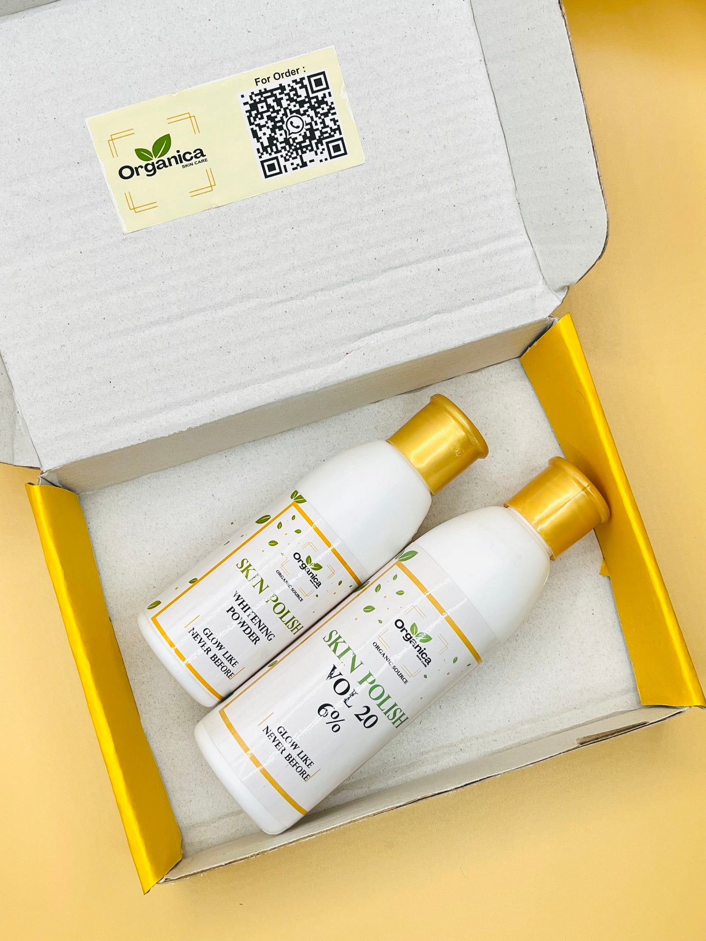 Organica Skin Care Instant Whitening Skin Polish – Organic Glow Boost | Limited 12.12 New Year Offer